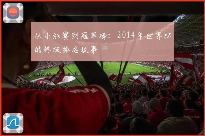 从小组赛到冠军榜：2014年世界杯的终极排名故事